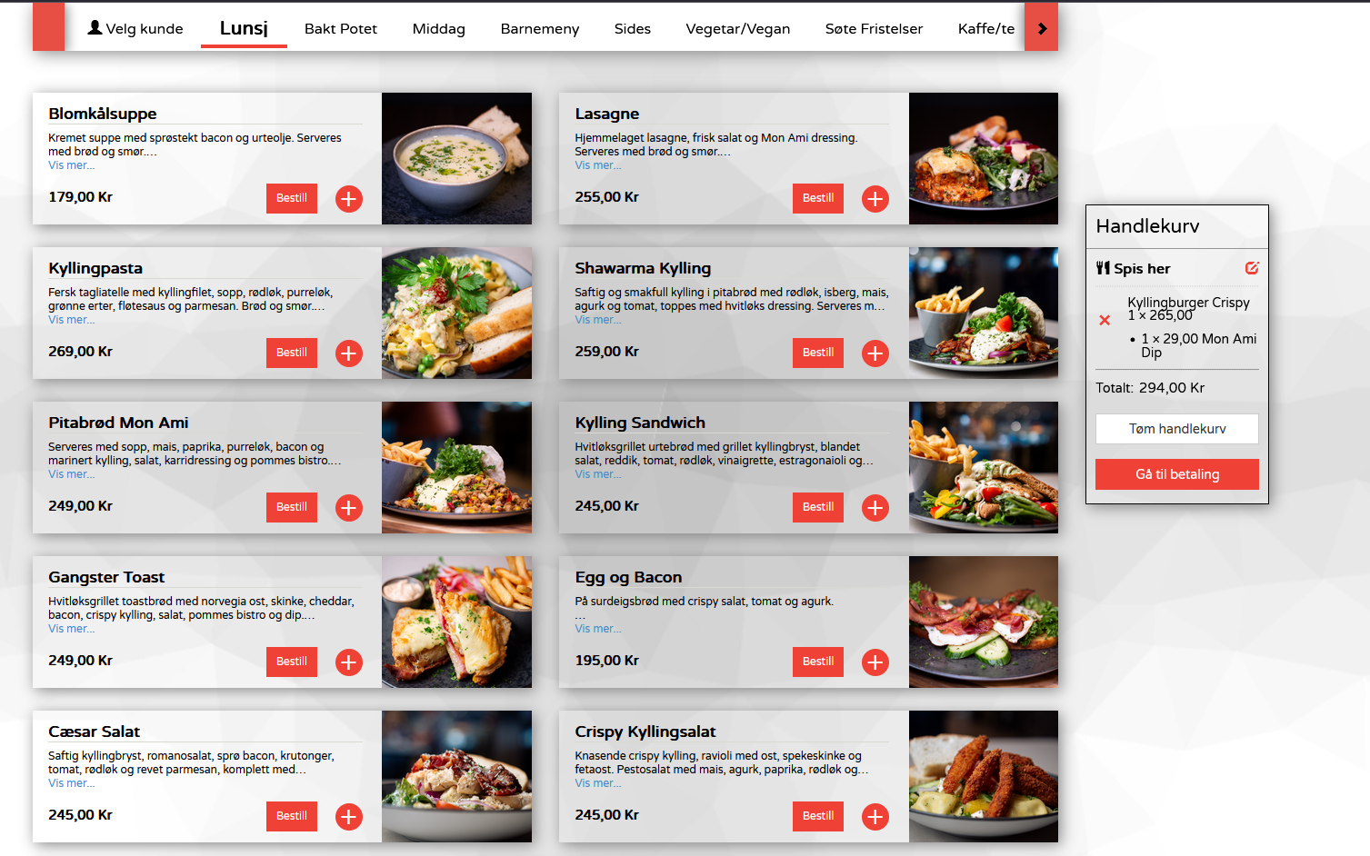 QR bestilling til restaurant og digital takeaway – øk omsetningen med F-order